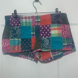 Aerie Multicolor Patchwork Women's Shorts